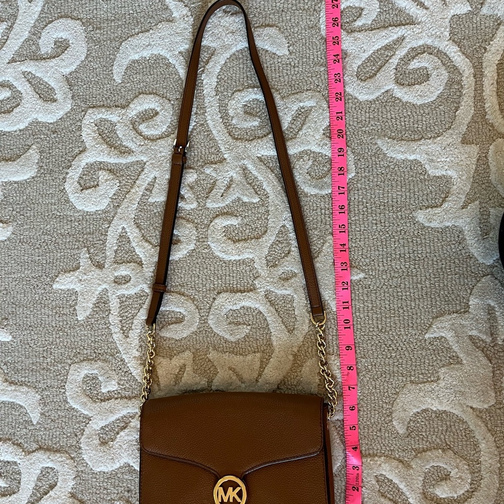 Michael Kors Leather Cognac Bag - Picture 6 of 9